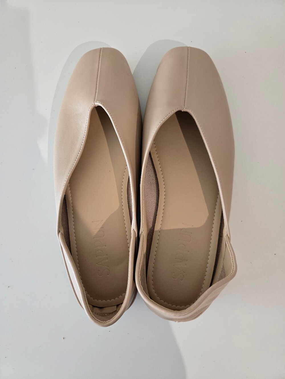 Beige Flats Size 7.5